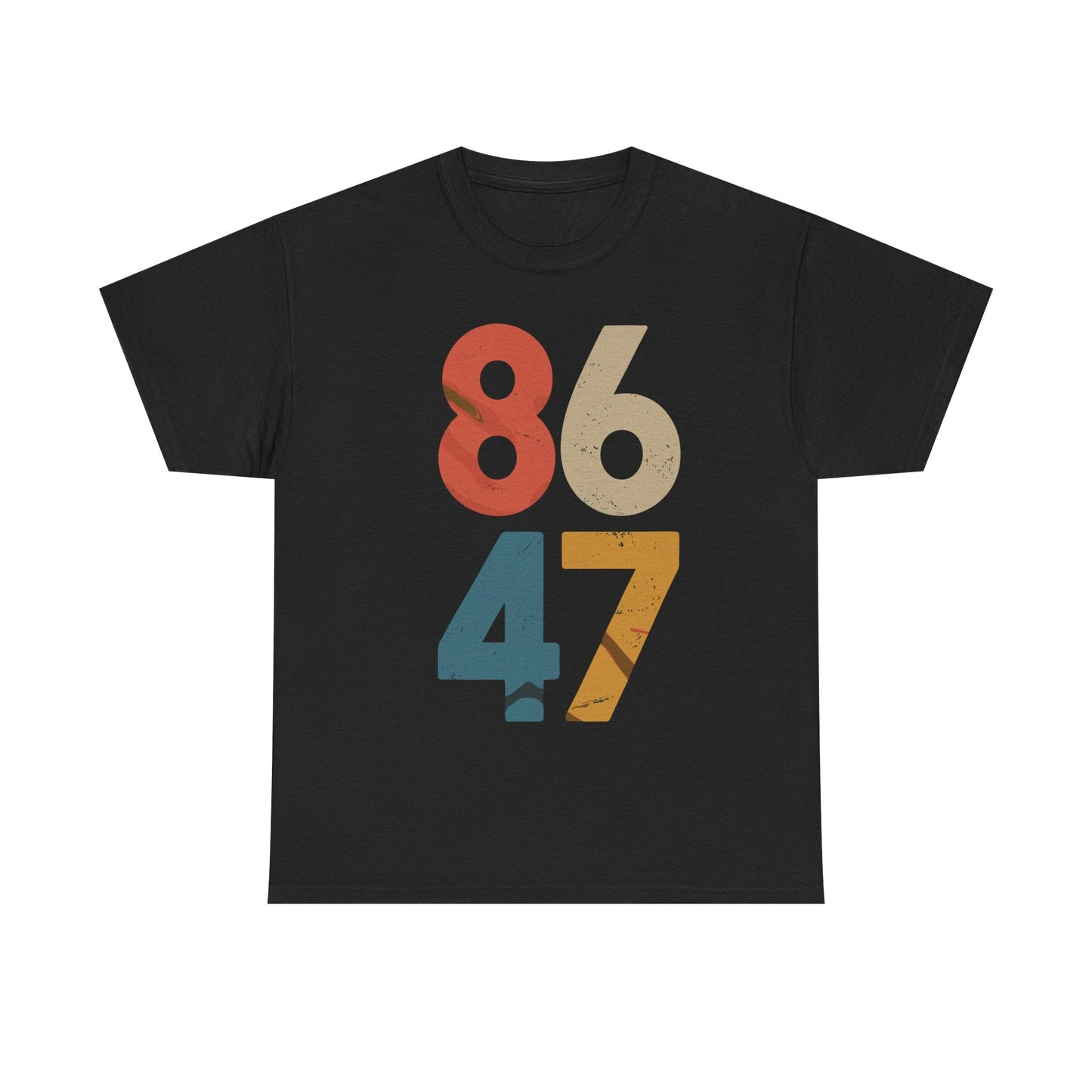 Classic Vintage 80s Style 86 47 Anti Trump T-Shirt
