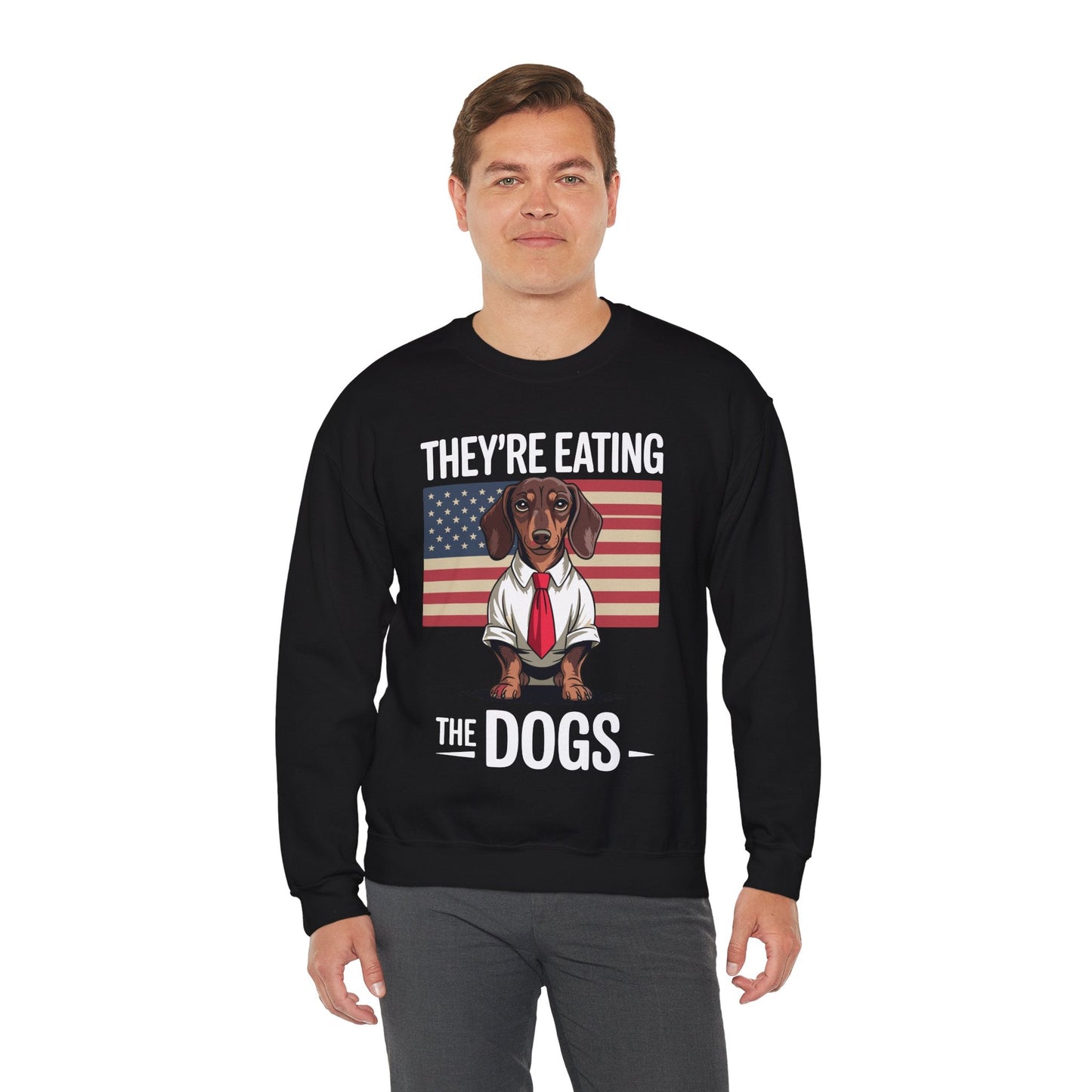 They're Eating the Dogs Trump Hot Dog Sweatshirt