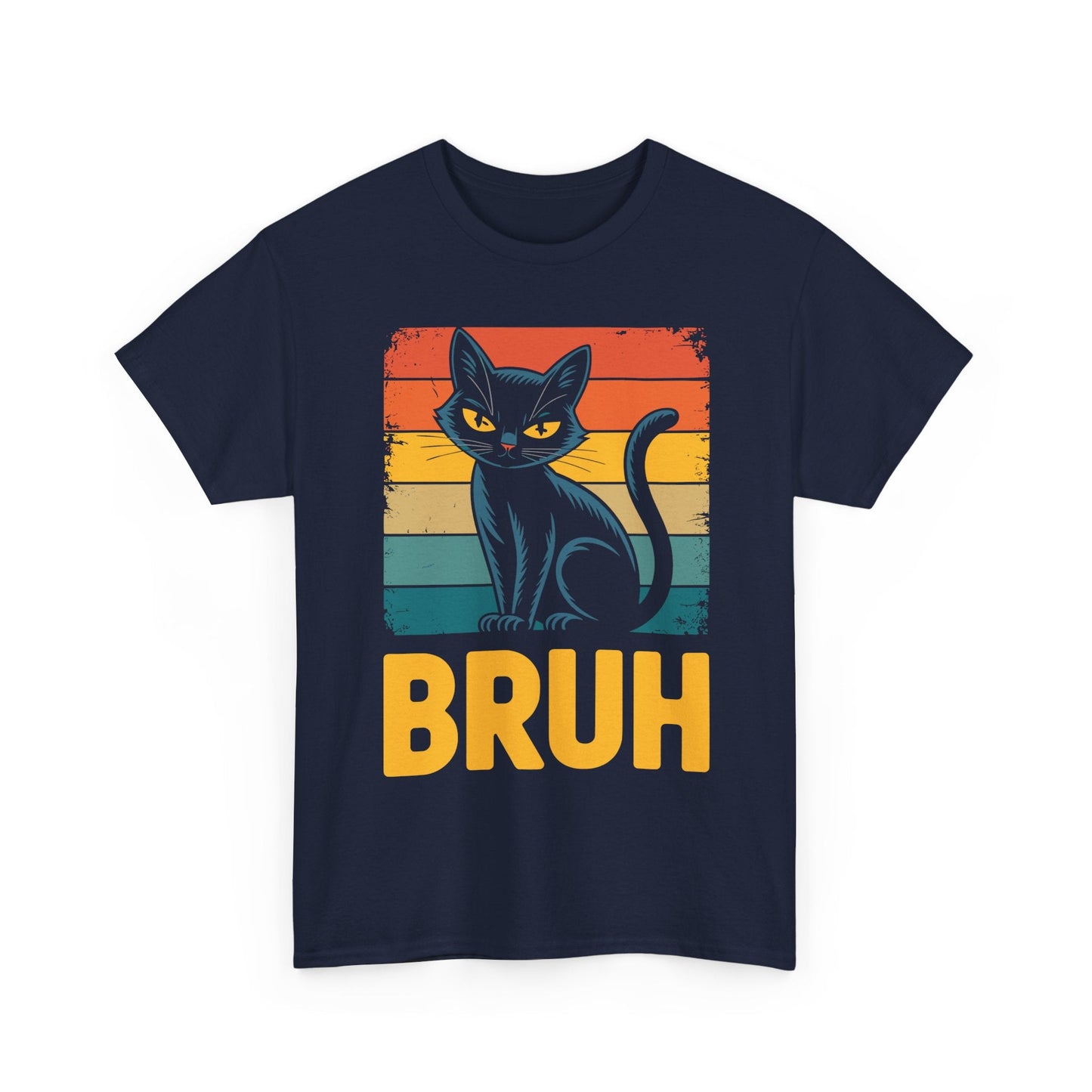 Funny Cat Bruh For Teens Boys Girls Men Women Meme Graphic T-Shirt