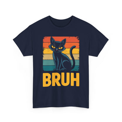 Funny Cat Bruh For Teens Boys Girls Men Women Meme Graphic T-Shirt