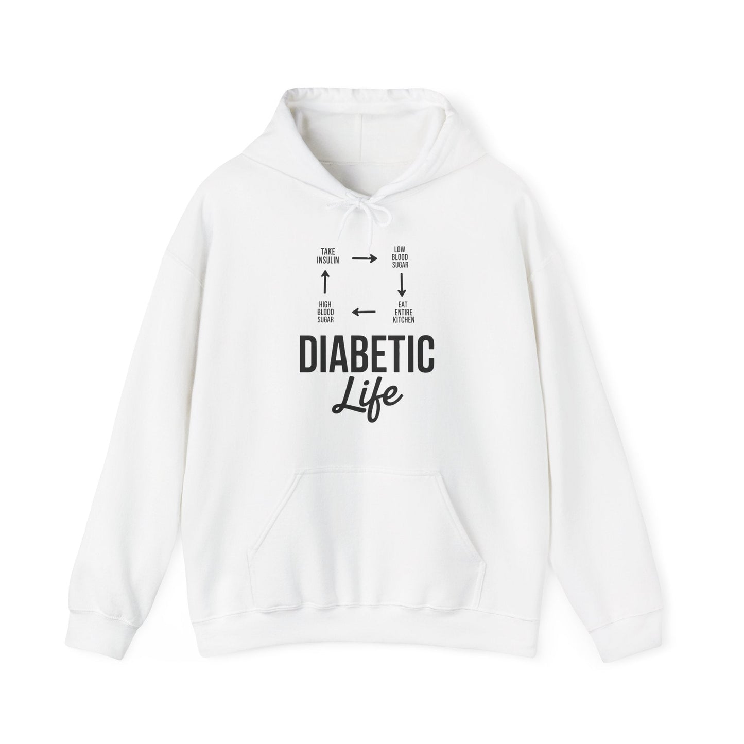 Funny Diabetic Type 1 Diabetes T1D Diabetes Awareness Hoodie
