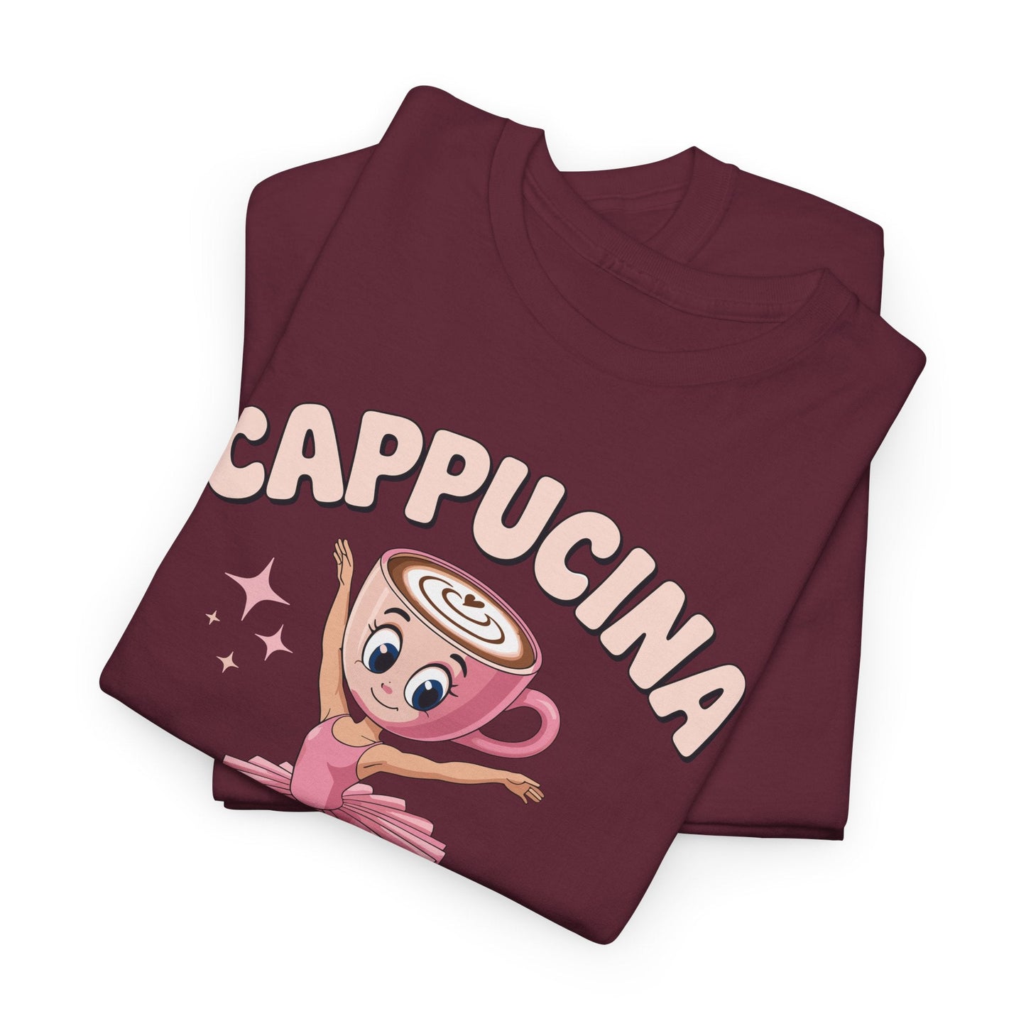 Funny Ballerina Cappuccina Coffee Dance Lovers Italian Meme T-Shirt