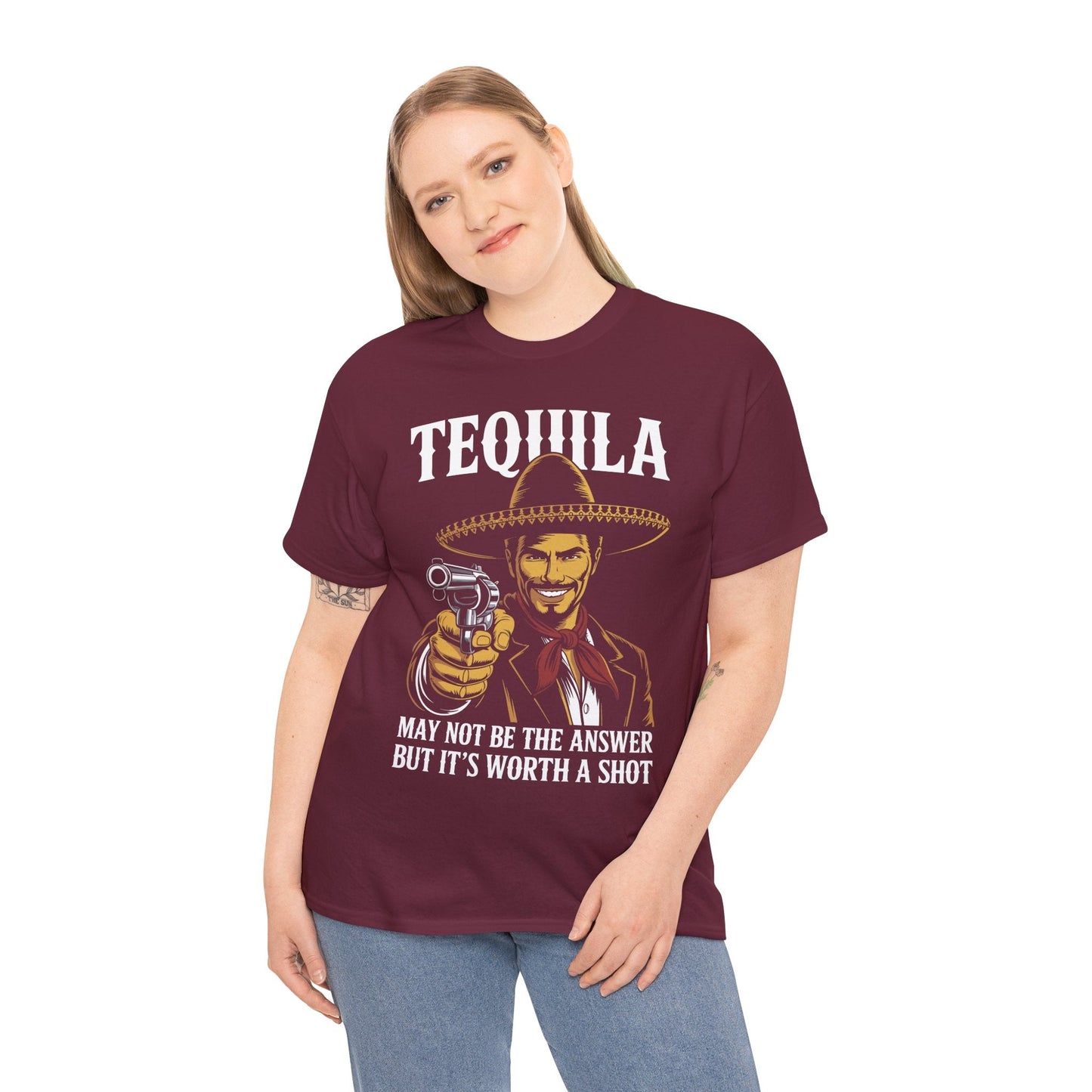 Tequila May Not Be The Answer But It's Worth A Shot T-Shirt