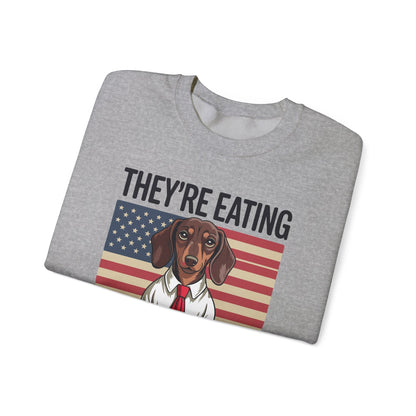 They're Eating the Dogs Trump Hot Dog Sweatshirt