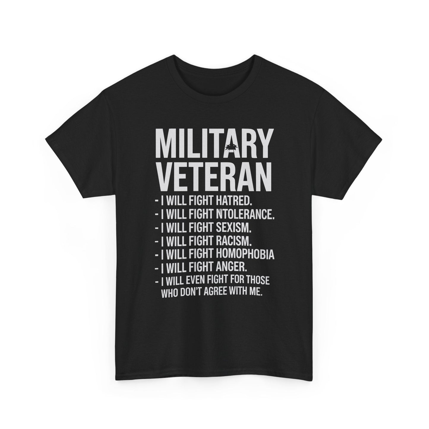 Military Veterans Against Trump 2025 Fight USA Election T-Shirt