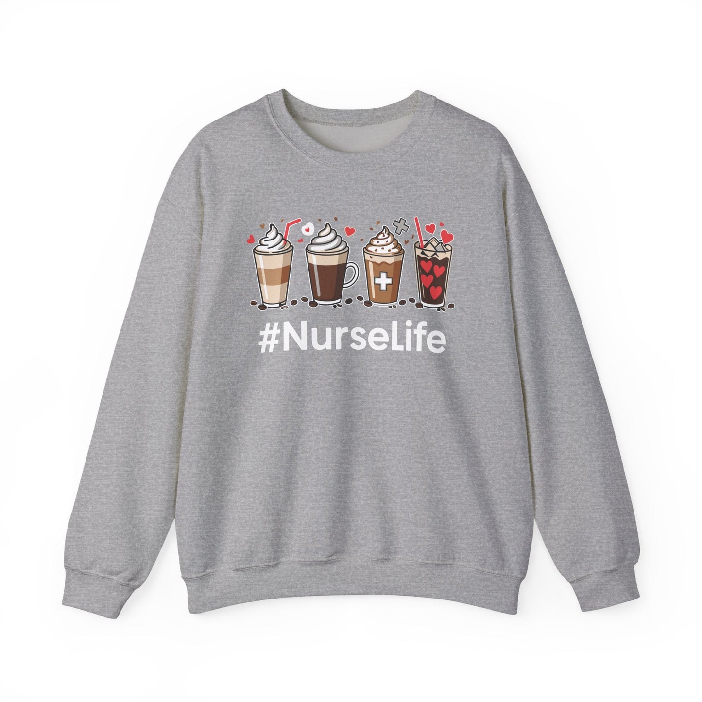 Nurse Life Funny Coffee Nurses Fuel Registered Nurse Medical Sweatshirt