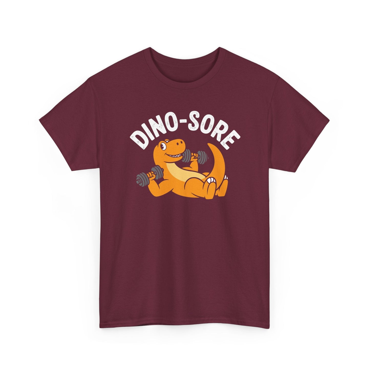 Gym Workout Dino Sore Exercise Fitness Boys Women Men T-Shirt