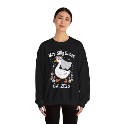 Mrs. Silly Goose Couple Matching Wedding Funny Bride to Be Sweatshirt