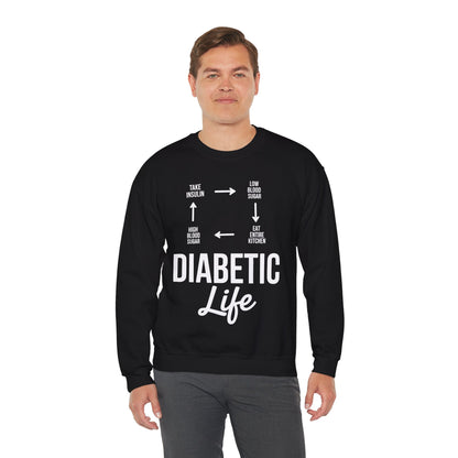 Funny Diabetic Type 1 Diabetes T1D Diabetes Awareness Sweatshirt