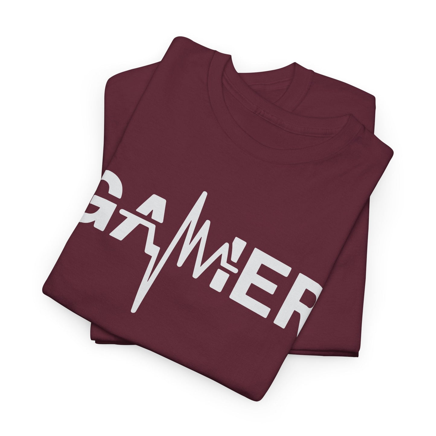 Gamer Heartbeat Video Games Graphic T-Shirt