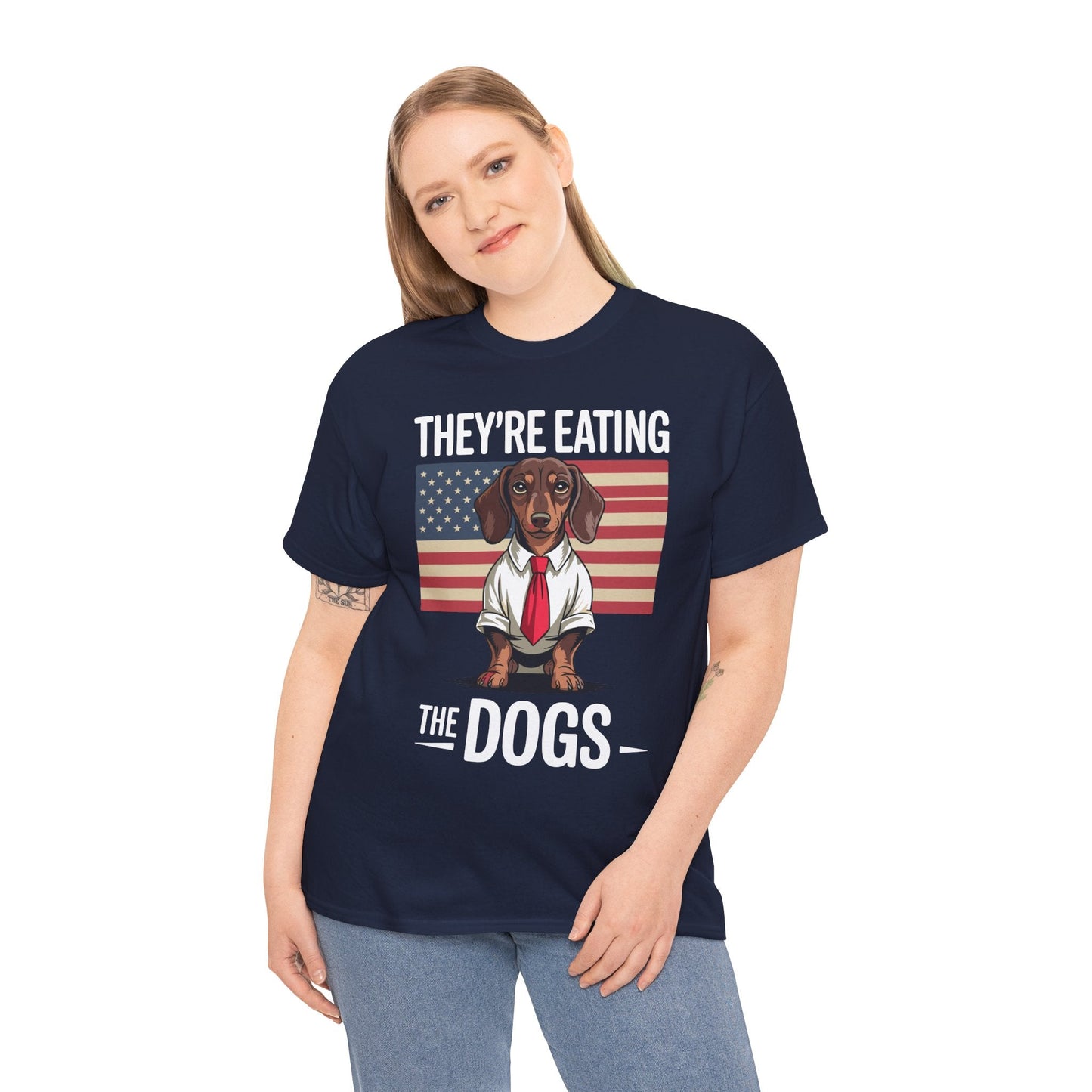 They're Eating the Dogs Trump Hot Dog T-Shirt For Men Women