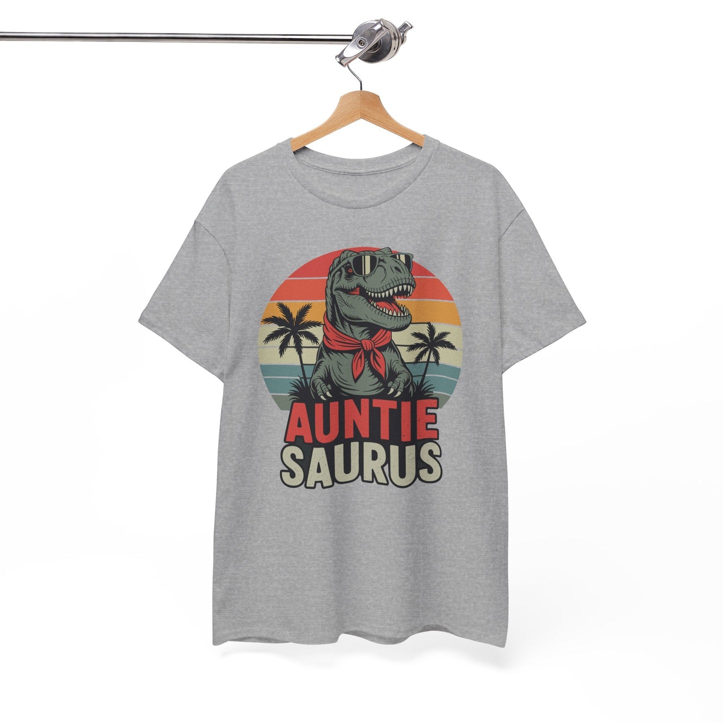 Auntiesaurus T Rex Dinosaur Auntie Saurus Family Matching T-Shirt