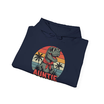 Auntiesaurus T Rex Dinosaur Auntie Saurus Family Matching Hoodie