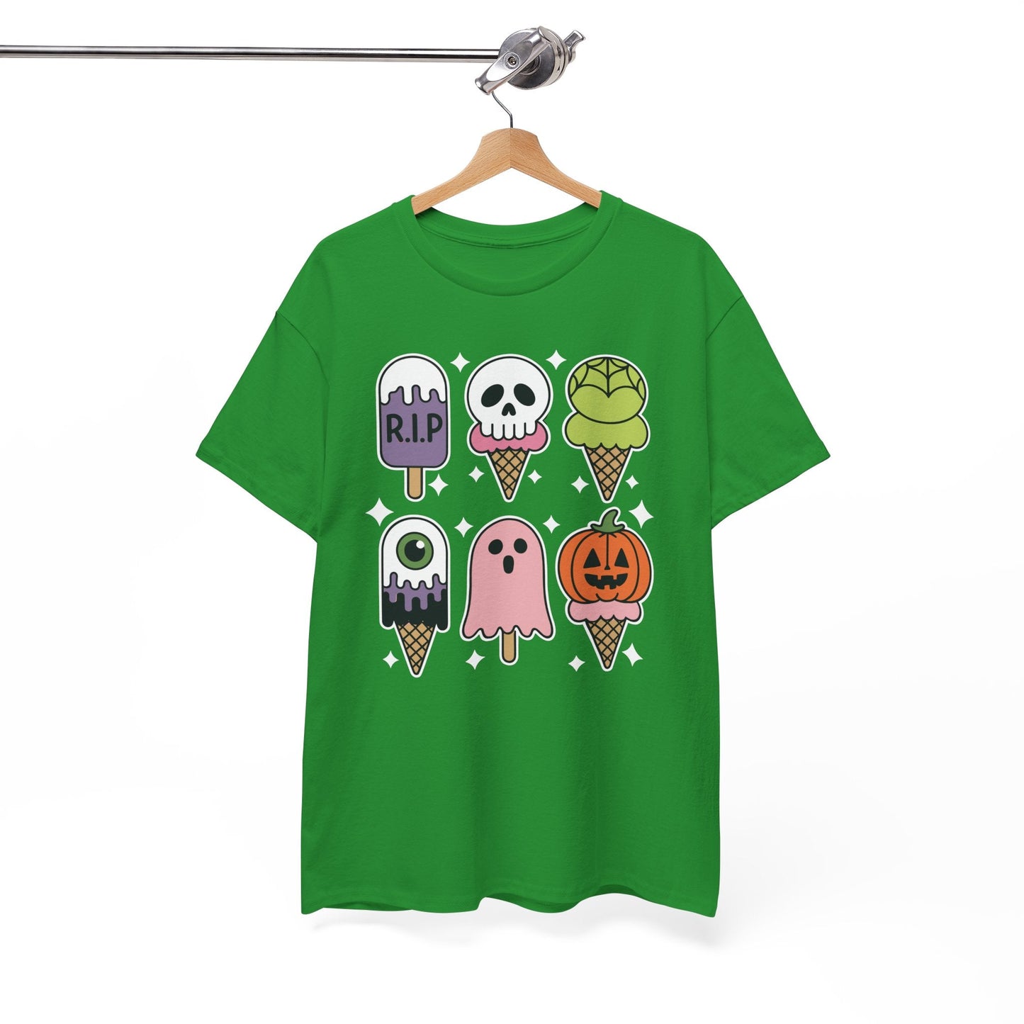 Horror Movie Summer Popsicle Halloween Ice Cream Summer-ween T-Shirt for Men Women