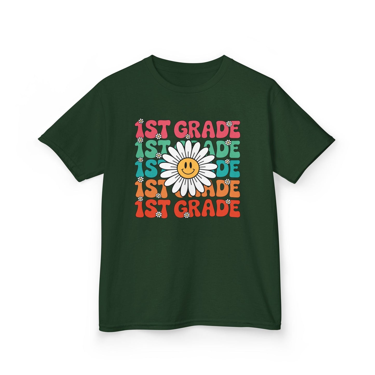 Groovy 1st Grade Back To School First Day of First Grade T-Shirt