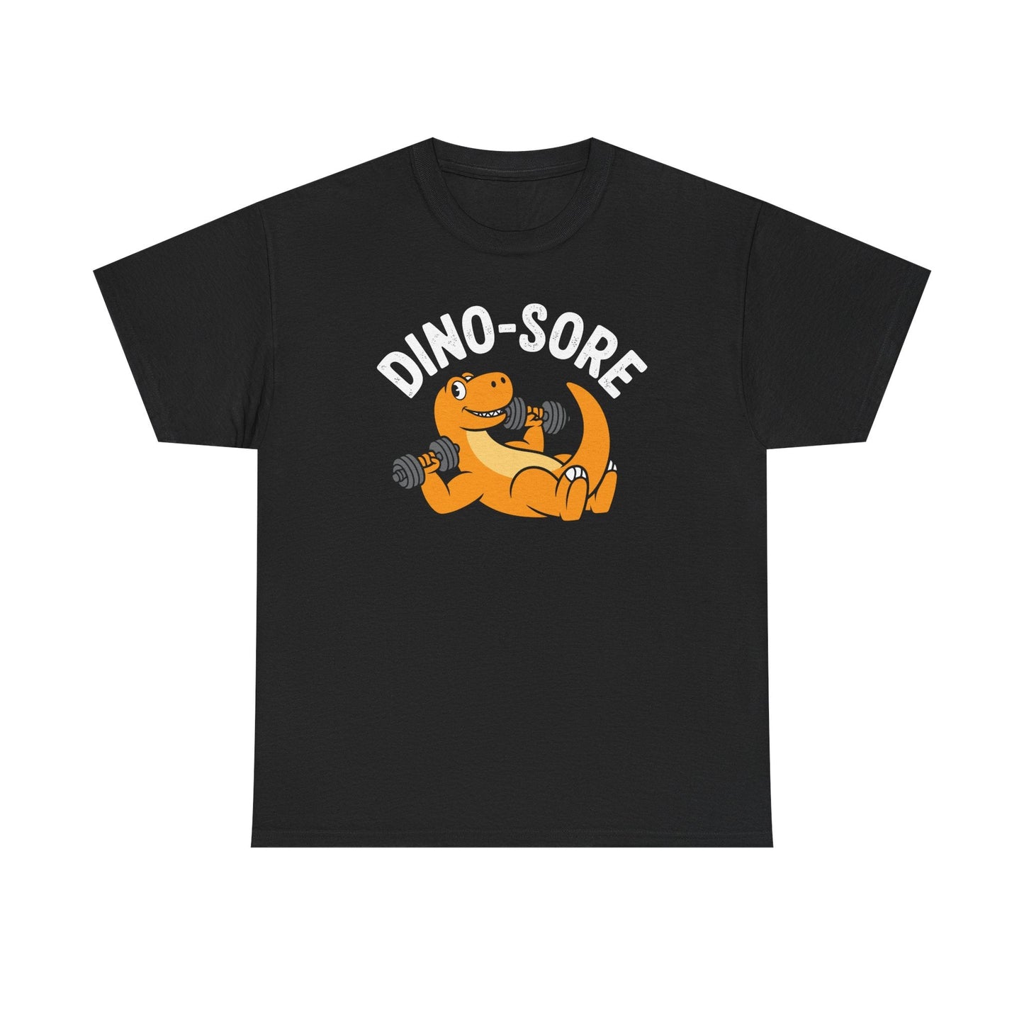 Gym Workout Dino Sore Exercise Fitness Boys Women Men T-Shirt