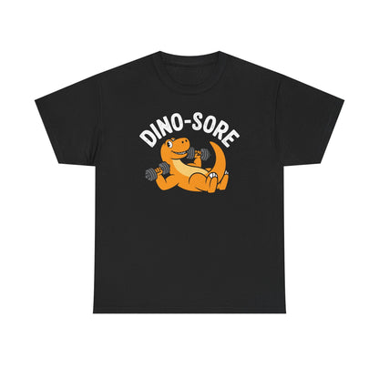 Gym Workout Dino Sore Exercise Fitness Boys Women Men T-Shirt