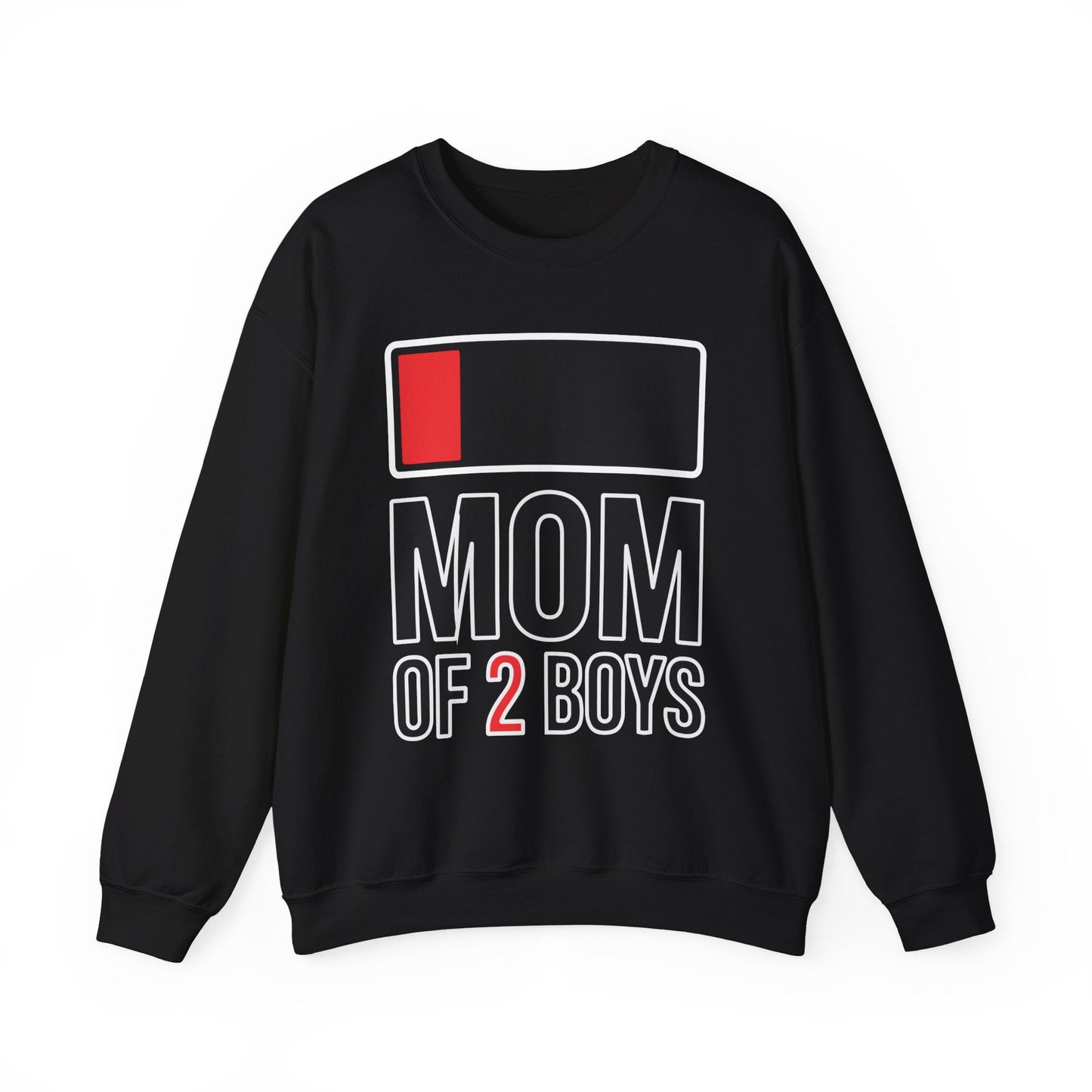 Mom of 2 Boys Gift from Son Mothers Day Birthday Women Sweatshirt