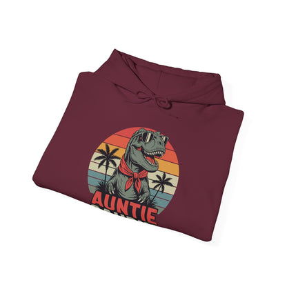Auntiesaurus T Rex Dinosaur Auntie Saurus Family Matching Hoodie