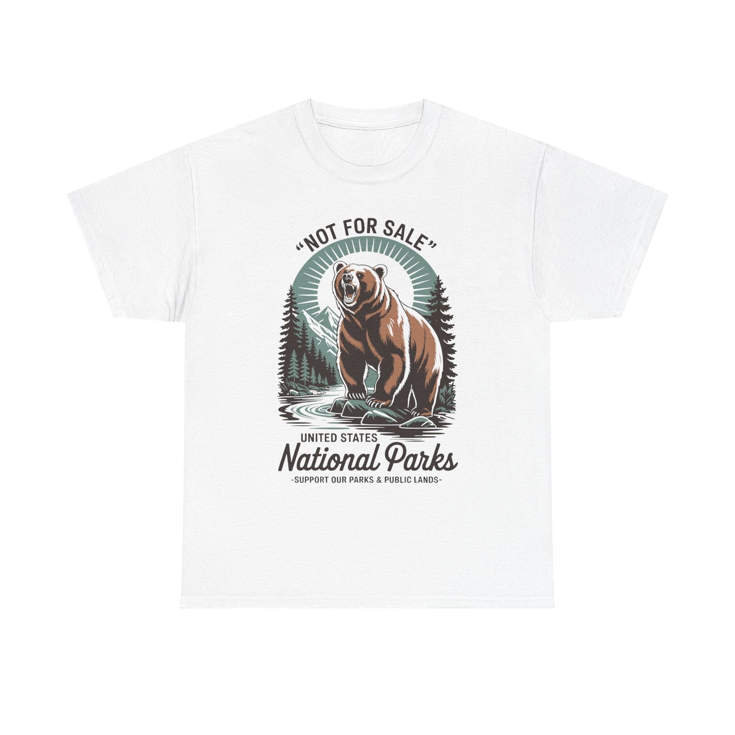Not For Sale National Parks Support Our Parks & Public Lands T-shirt