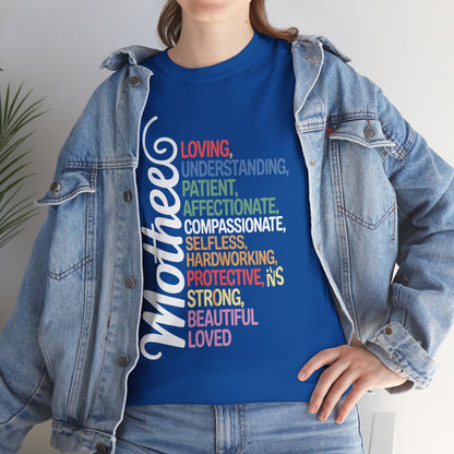MOTHER Meaning Shirt I Love Mom Mothers Day T-Shirt