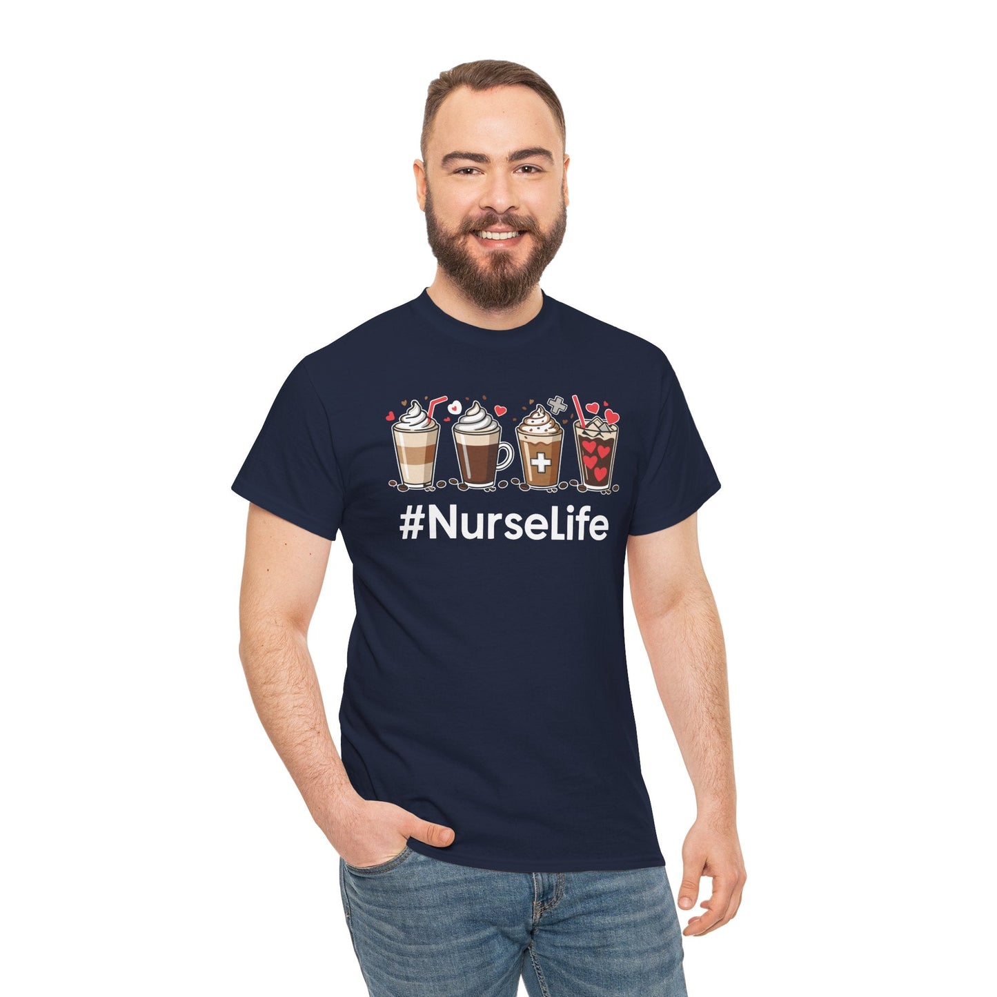 Nurse Life Funny Coffee Nurses Fuel Registered Nurse Medical T-Shirt