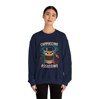 Cappuccino Assassino Coffee Lovers Italian Brainrot Meme Sweatshirt