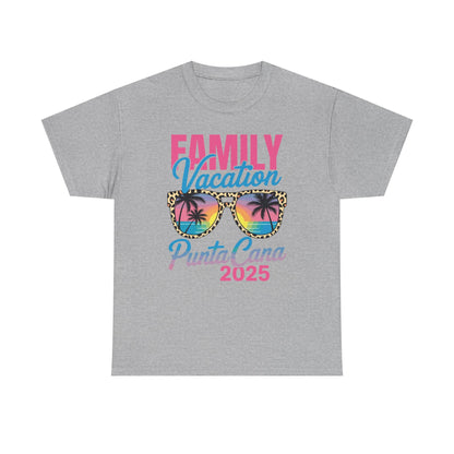 Family Vacation Punta Cana 2025 Matching Holiday Summer T-Shirt