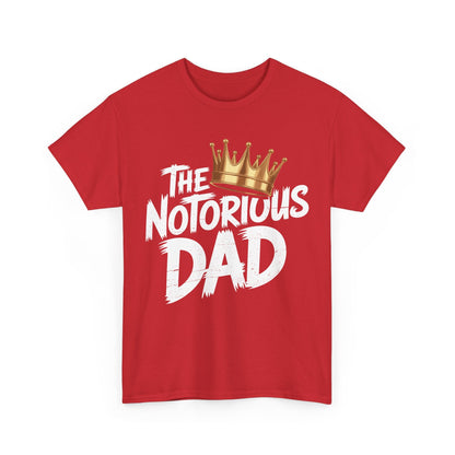 Old School Funny Hip Hop Fathers Day Notorious Dad T-Shirt