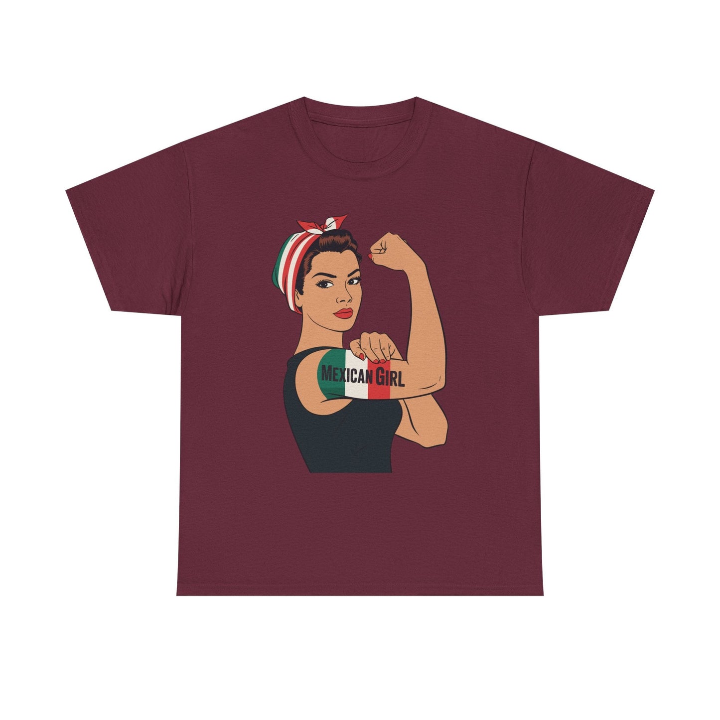 Mexican Girl Mujer Rosie Riveter Cinco De Mayo Fiesta T-Shirt Women