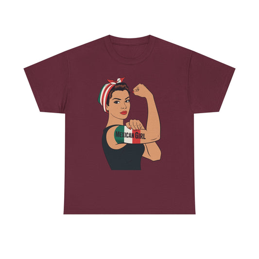 Mexican Girl Mujer Rosie Riveter Cinco De Mayo Fiesta T-Shirt Women