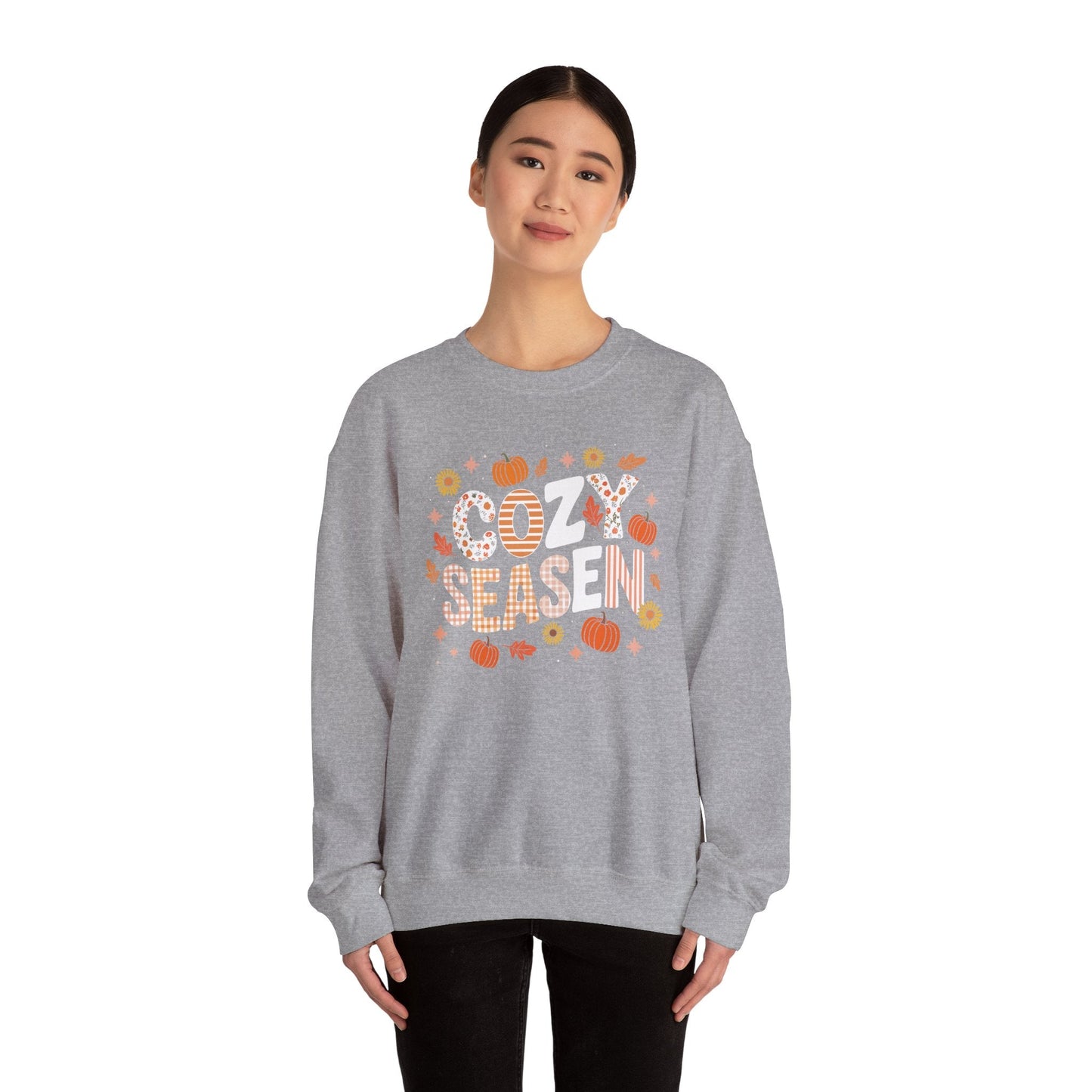 Season Autumn Fall Vibes Halloween Thanksgiving Pumpkin Sweatshirt