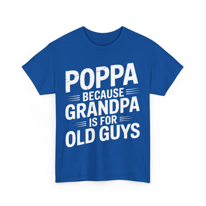 Poppa Grandpa From Grandkids Father's Day Poppa T-Shirt