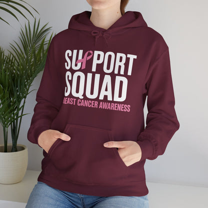 Breast Cancer Shirts Support Squad Breast Cancer Awareness Hoodie