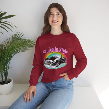 Cruise In Style Car Lovers Sweatshirt
