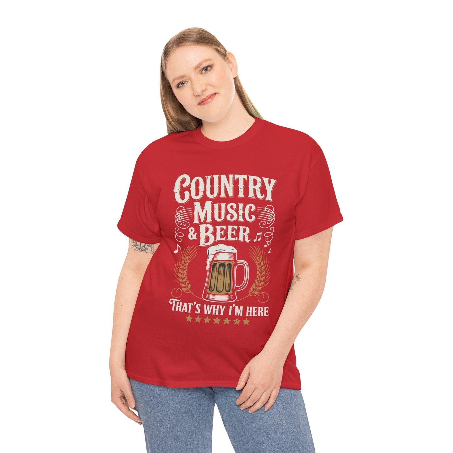 Vintage Country Music and Beer That's Why I'm Here Legends T-Shirt