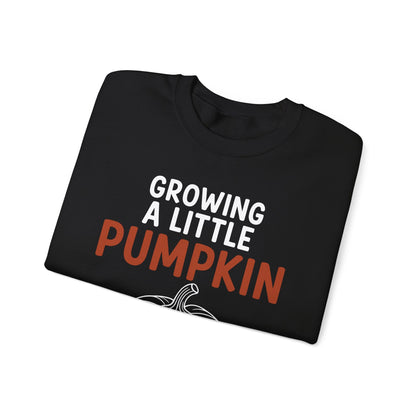 Growing A Little Pumpkin Fall Thanksgiving Baby Bump Wife Sweatshirt