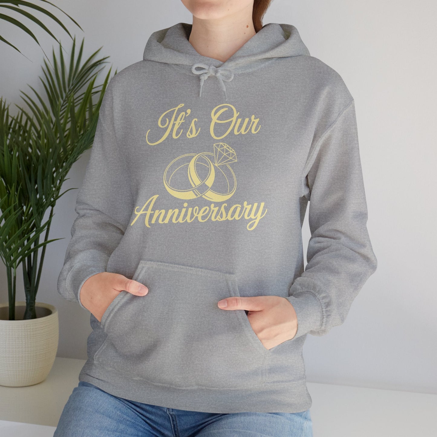 It's Our Anniversary Shirts for Married Couples Husband Wife Hoodie