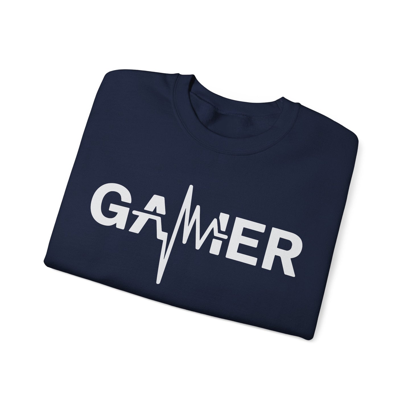Gamer Heartbeat Video Games Graphic Sweatshirt