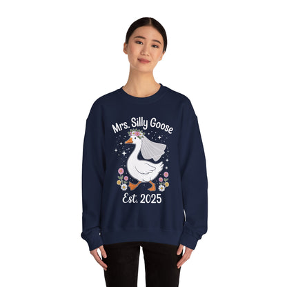 Mrs. Silly Goose Couple Matching Wedding Funny Bride to Be Sweatshirt