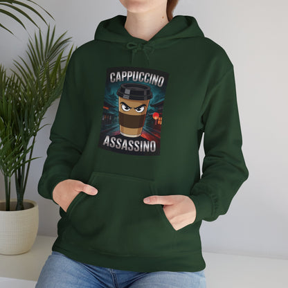 Cappuccino Assassino Coffee Lovers Italian Brainrot Meme Hoodie