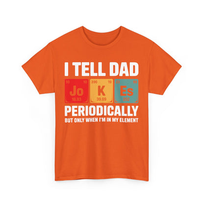 I Tell Dad Jokes Periodically Element Vintage Father's Day T-Shirt