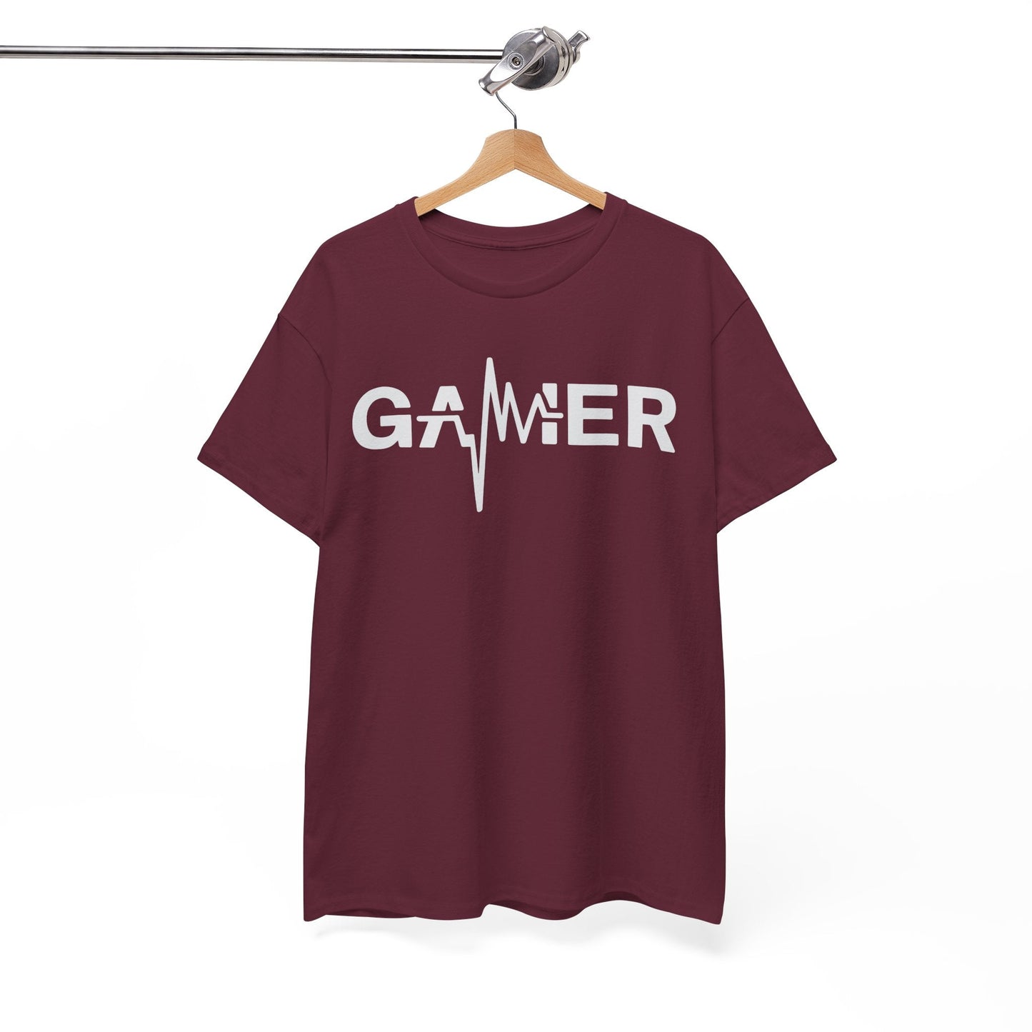 Gamer Heartbeat Video Games Graphic T-Shirt