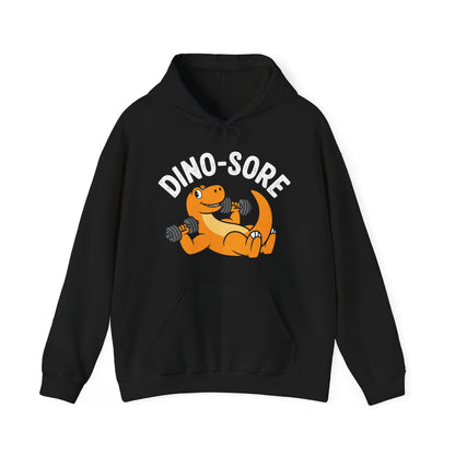 Gym Workout Dino Sore Exercise Fitness Boys Women Men Hoodie