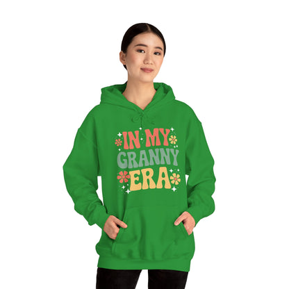 In My Granny Era Funny Sarcastic Groovy Retro Mothers Day Hoodie
