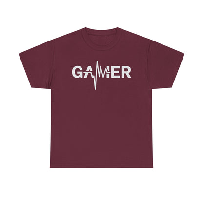 Gamer Heartbeat Video Games Graphic T-Shirt
