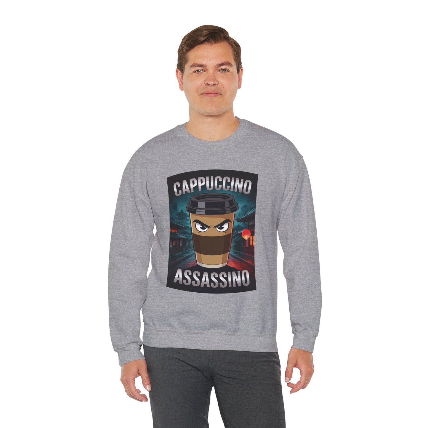 Cappuccino Assassino Coffee Lovers Italian Brainrot Meme Sweatshirt