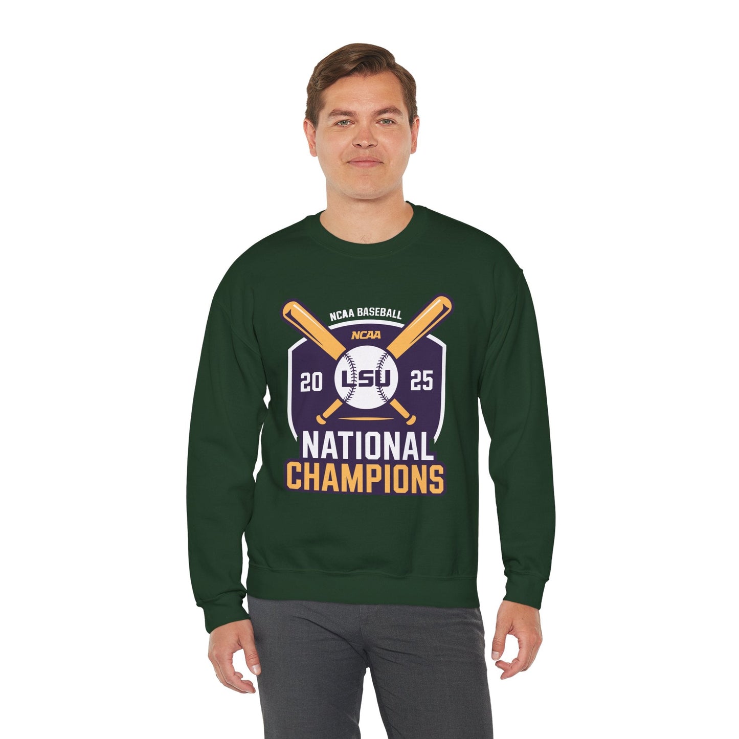 LSU Baseball 2025 National Champions Logo Sweatshirt