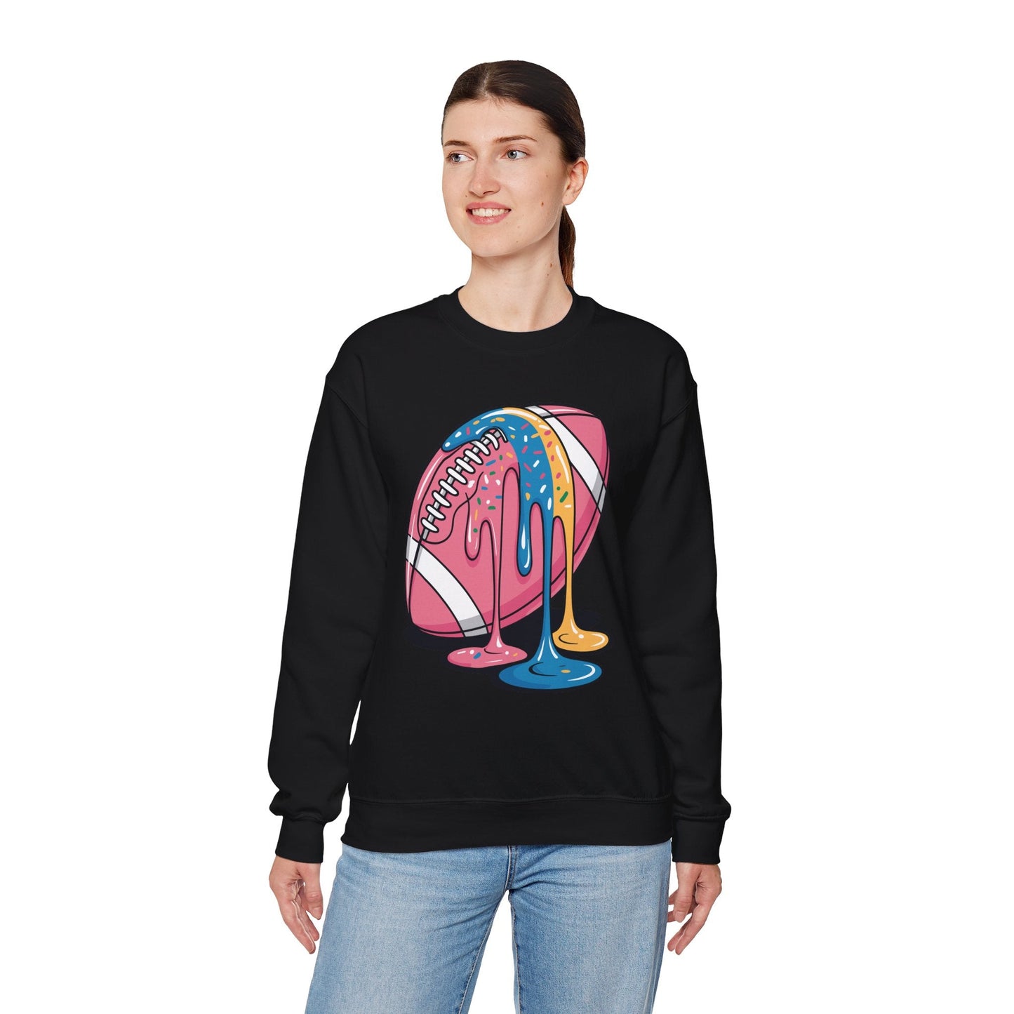 Football Drip For Lineman WR QB RB Ice Cream Sprinkles Sweatshirt