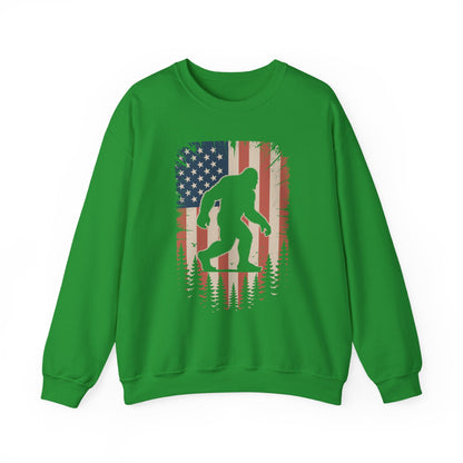 Bigfoot 4th of July Shirt American USA Flag Patriotic Sweatshirt